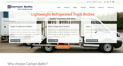 Desktop Screenshot of carlsenbaltic.com